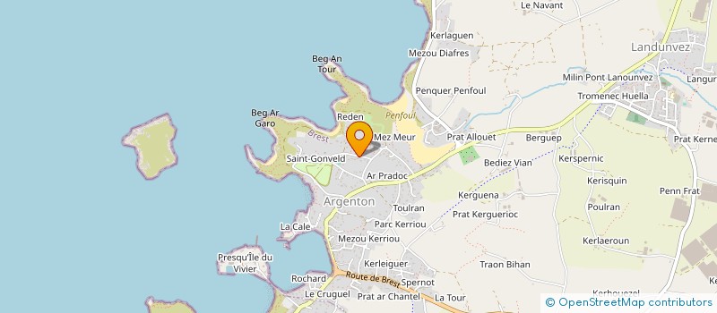 localisation de l'entreprise SCI MEHMA  LANDUNVEZ