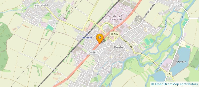 localisation de l'entreprise SCI MEHMET  BENFELD