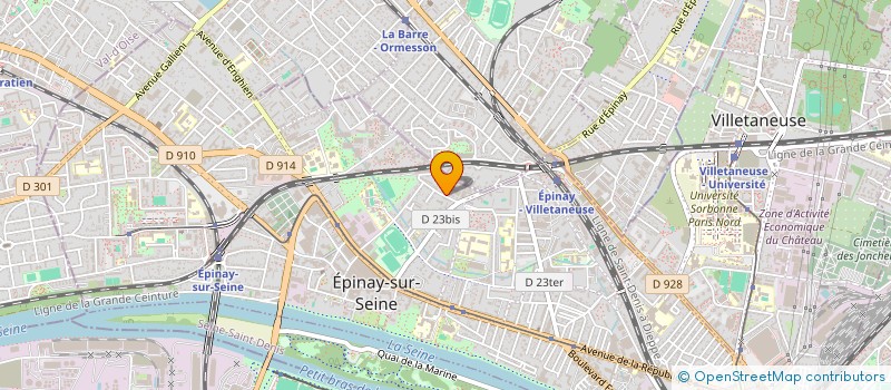 localisation de l'entreprise SCI MEHRAZ à EPINAY-SUR-SEINE