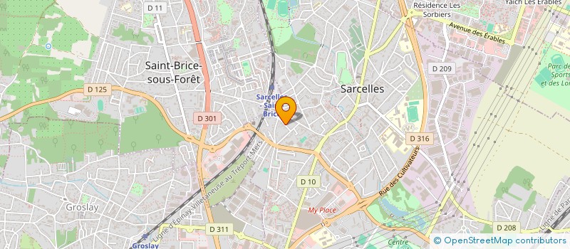 localisation de l'entreprise SCI MEHRI à SARCELLES