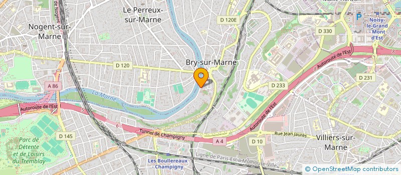 localisation de l'entreprise SCI MEHULSOMA à BRY-SUR-MARNE