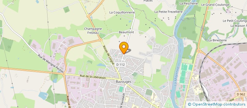 localisation de l'entreprise SCI MEI  CHATEAU-GONTIER-SUR-MAYENNE