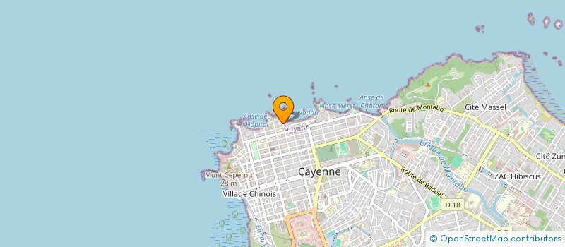 localisation de l'entreprise SCI MEIDA  CAYENNE