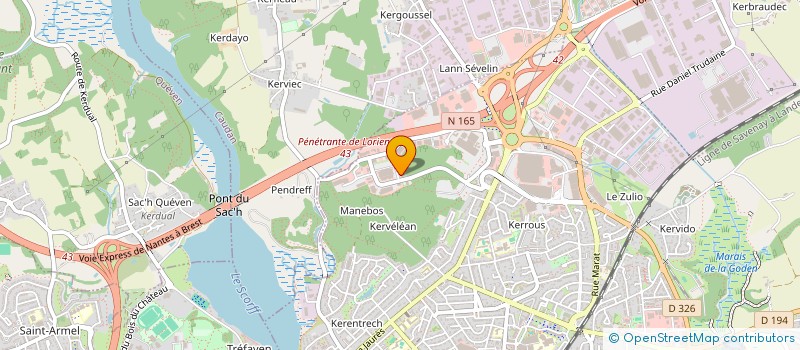 localisation de l'entreprise SCI MEIER  LANESTER