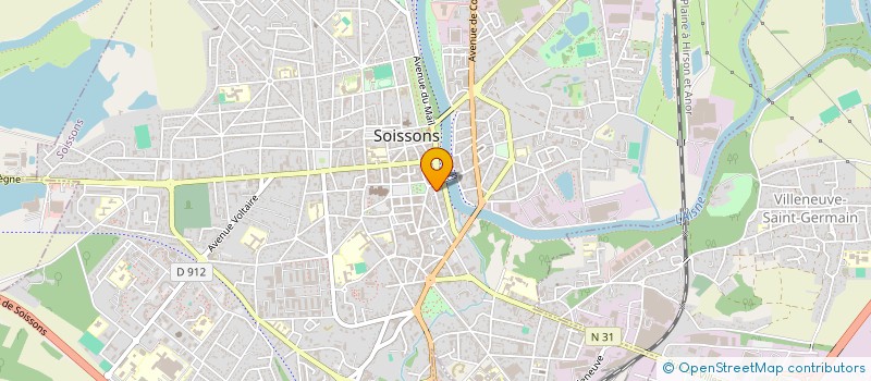 localisation de l'entreprise SCI MEIERE à SOISSONS