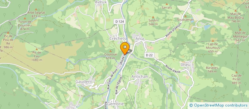 localisation de l'entreprise SCI MEII  CRECHETS