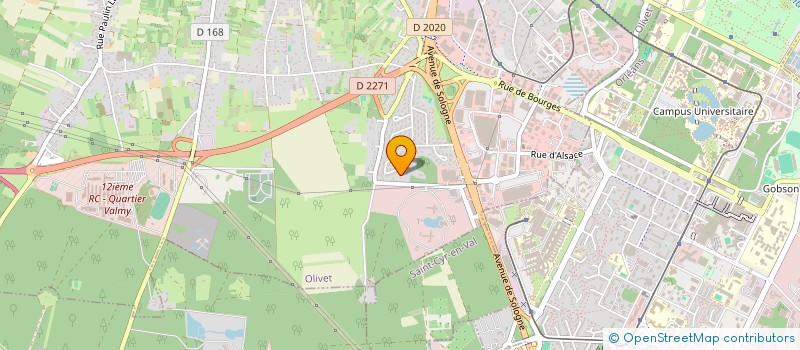 localisation de l'entreprise SCI MEIJEFOTO à OLIVET