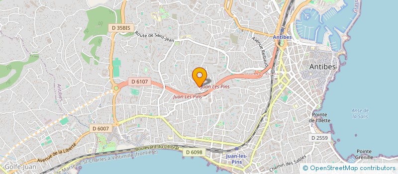 localisation de l'entreprise SCI MEILA à ANTIBES