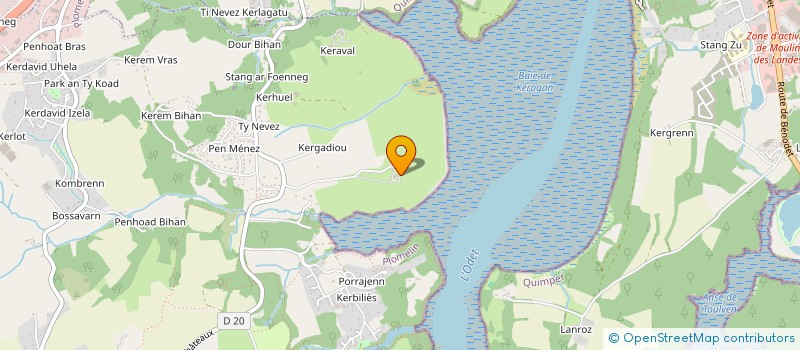 localisation de l'entreprise SCI MEILH KERDOUR  PLOMELIN