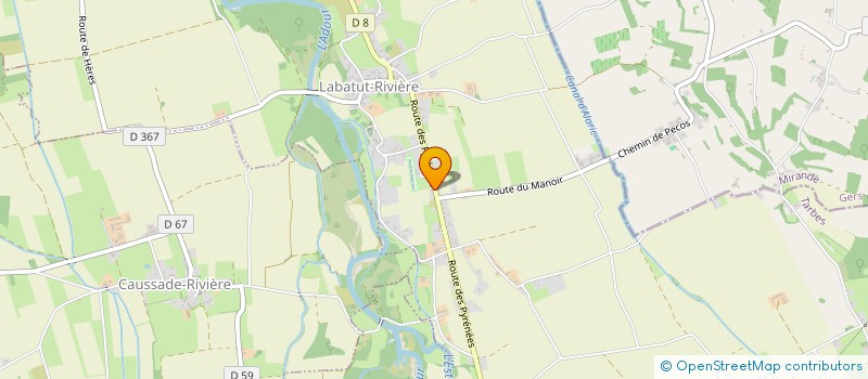 localisation de l'entreprise SCI MEILLANE  LAHITTE-TOUPIERE