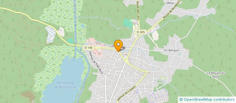 localisation de l'entreprise SCI MEILY  BISCARROSSE