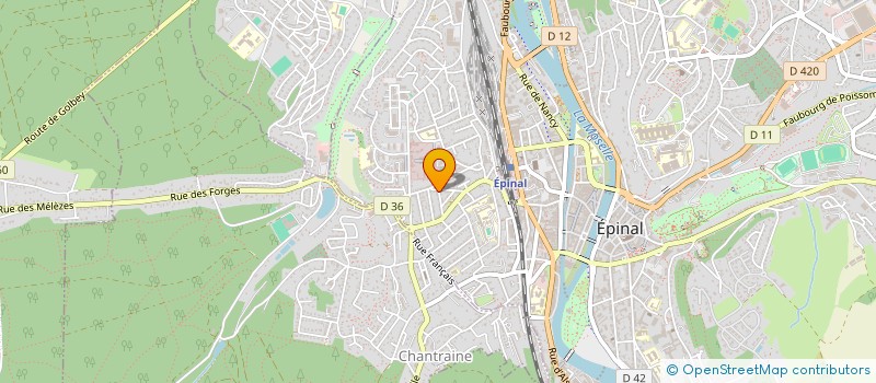 localisation de l'entreprise SCI MEIMA à EPINAL