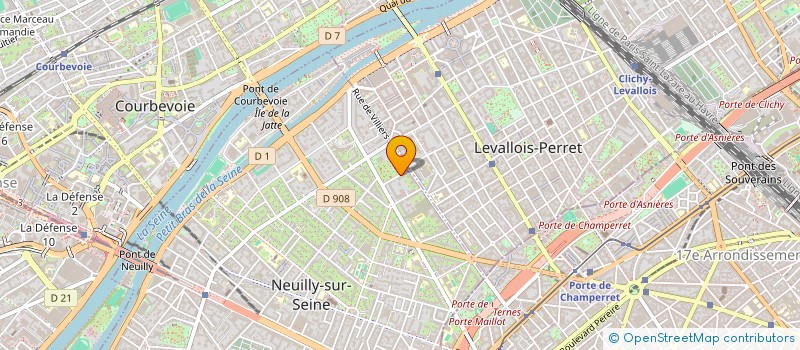 localisation de l'entreprise SCI MEIN GLAZ à NEUILLY-SUR-SEINE