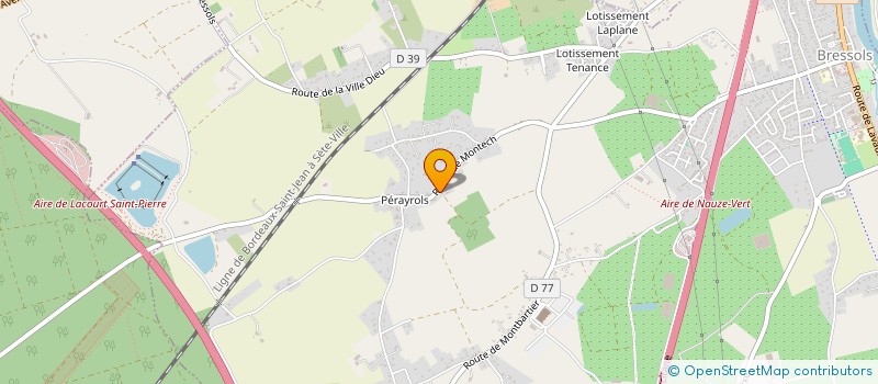 localisation de l'entreprise SCI MEINA  BRESSOLS