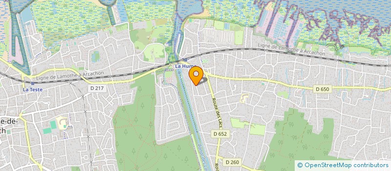 localisation de l'entreprise SCI MEINARD  GUJAN-MESTRAS