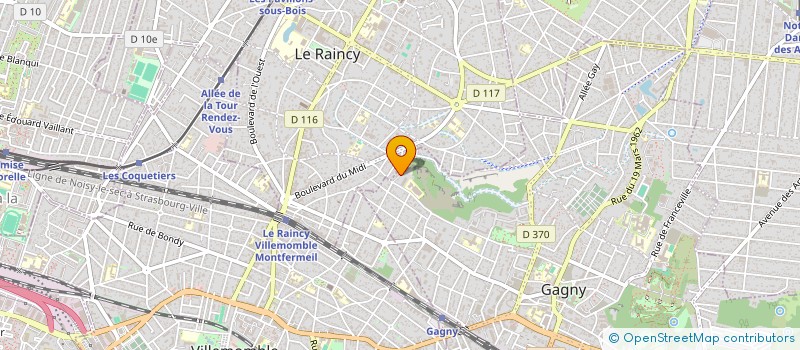 localisation de l'entreprise SCI MEINSTEIN à GAGNY