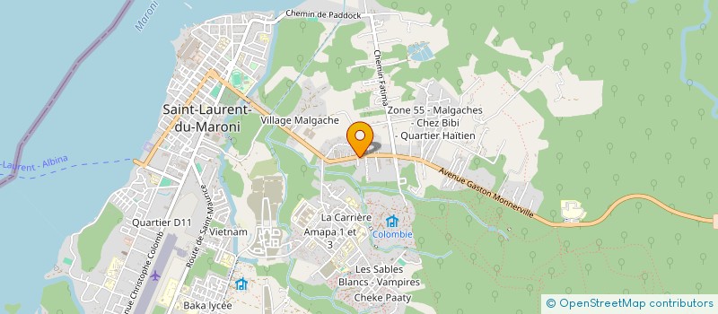 localisation de l'entreprise SCI MEIRA à SAINT-LAURENT-DU-MARONI