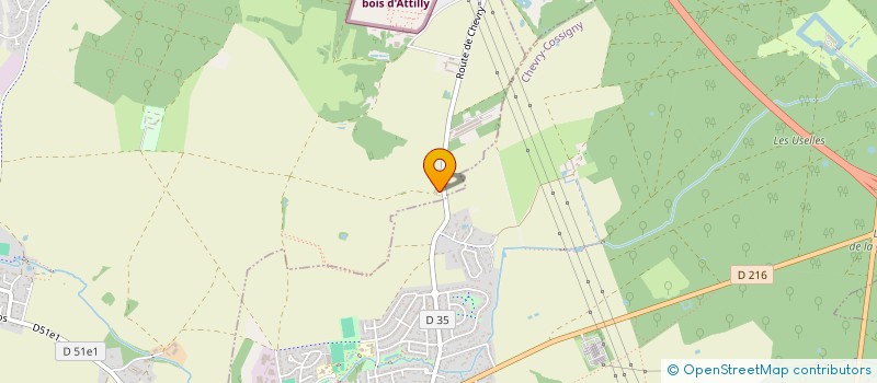 localisation de l'entreprise SCI MEIRINHO  FEROLLES-ATTILLY