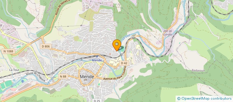 localisation de l'entreprise SCI MEISSONNIER  CHASTEL-NOUVEL