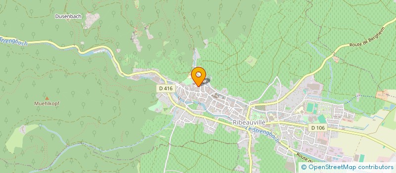 localisation de l'entreprise SCI MEISTERMANN FRANCIS  RIBEAUVILLE