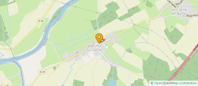 localisation de l'entreprise SCI MEIX 4D  LAPERRIERE-SUR-SAONE