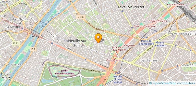 localisation de l'entreprise SCI MEJAC28 à NEUILLY-SUR-SEINE