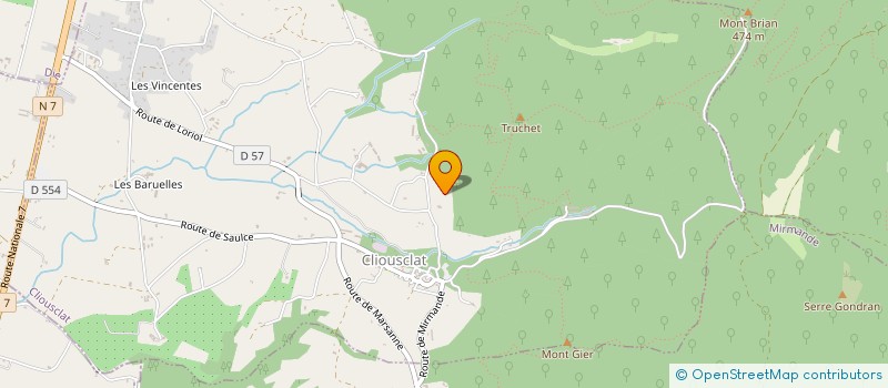 localisation de l'entreprise SCI MEJALO  CLIOUSCLAT