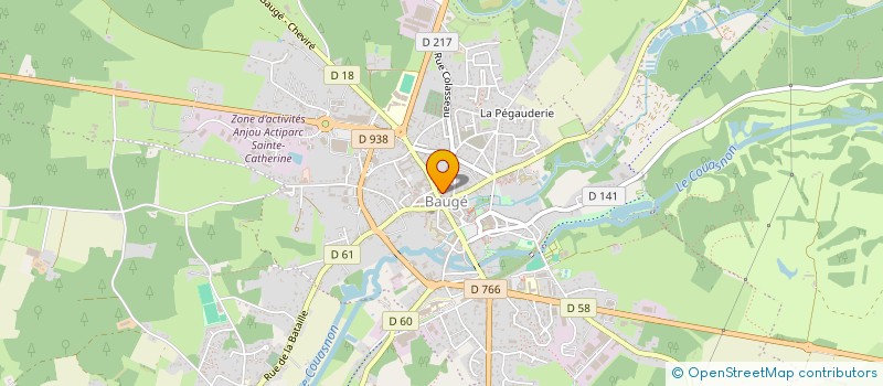 localisation de l'entreprise SCI MEJAM  BAUGE-EN-ANJOU