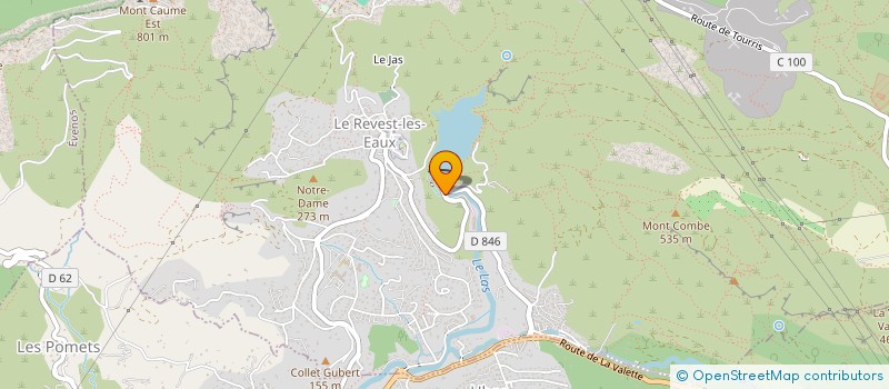 localisation de l'entreprise SCI MEJAN  LE REVEST-LES-EAUX