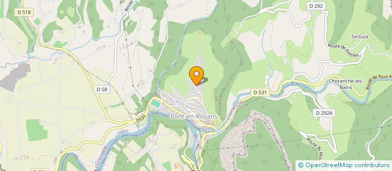 localisation de l'entreprise SCI MEJEAN  PONT-EN-ROYANS