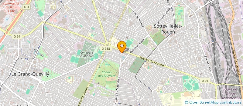 localisation de l'entreprise SCI MEJL  SOTTEVILLE-LES-ROUEN