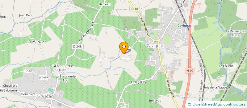 localisation de l'entreprise SCI MEK à CAVIGNAC