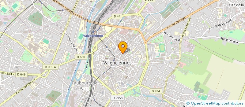 localisation de l'entreprise SCI MEK FRANCE 1  CAMBRAI