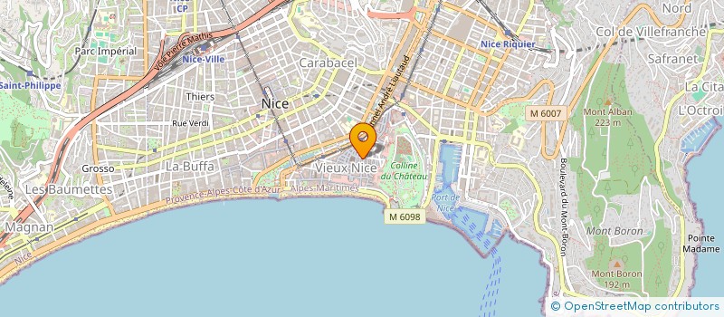 localisation de l'entreprise SCI MEKACRIS à NICE