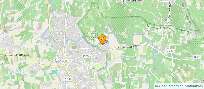 localisation de l'entreprise SCI MEKHI  AUBIGNAN