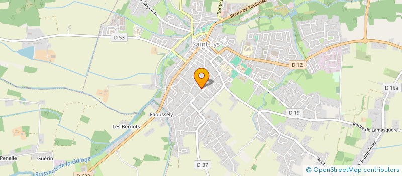 localisation de l'entreprise SCI MEKK REGAGNON  SAINT-LYS