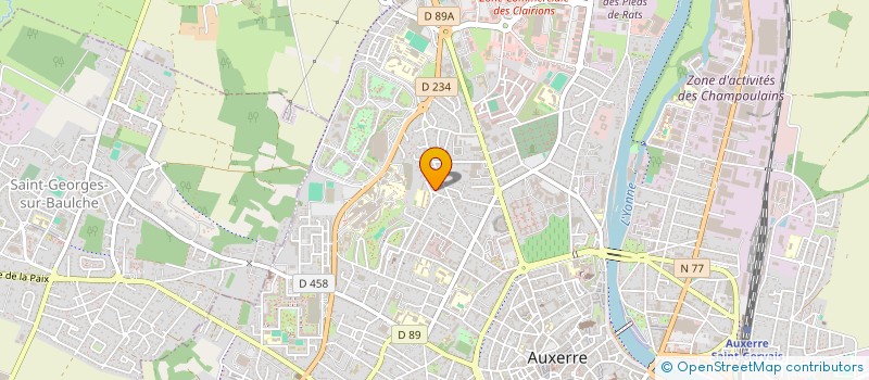 localisation de l'entreprise SCI MEKKI à AUXERRE