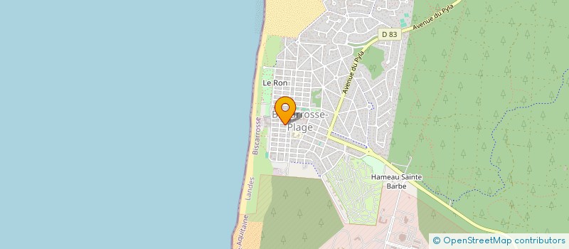 localisation de l'entreprise SCI MEL  BISCARROSSE