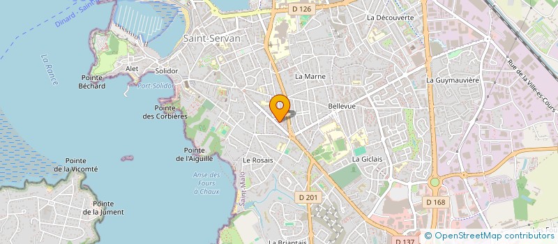 localisation de l'entreprise SCI MEL  SAINT-MALO