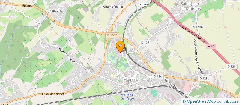 localisation de l'entreprise SCI MEL  MOIRANS