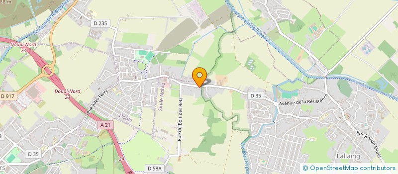 localisation de l'entreprise SCI MEL  SIN-LE-NOBLE