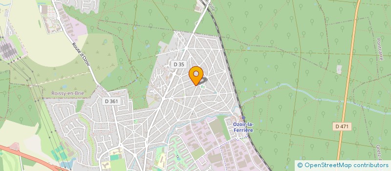 localisation de l'entreprise SCI MEL  OZOIR-LA-FERRIERE