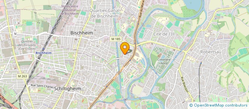 localisation de l'entreprise SCI MEL B  BISCHHEIM