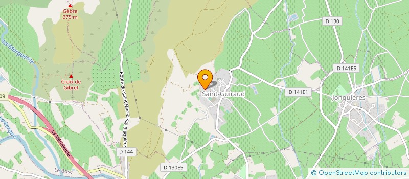 localisation de l'entreprise SCI MEL'BA  SAINT-GUIRAUD