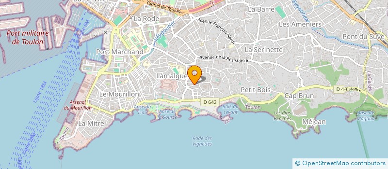 localisation de l'entreprise SCI MEL ' S  TOULON