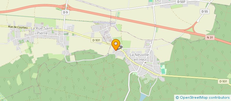 localisation de l'entreprise SCI MEL2M  LA NEUVILLE-EN-HEZ