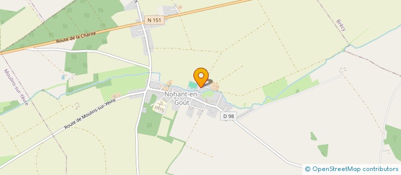 localisation de l'entreprise SCI MELA  NOHANT-EN-GOUT