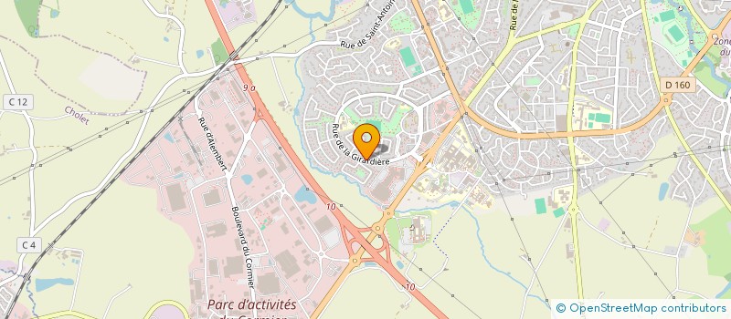 localisation de l'entreprise SCI MELAC à CHOLET