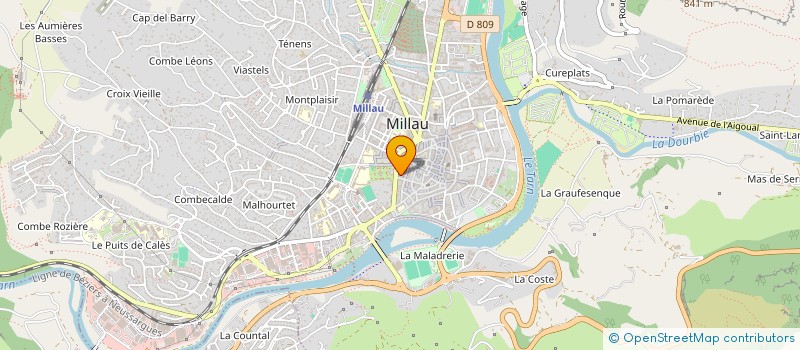 localisation de l'entreprise SCI MELADAVY à MILLAU