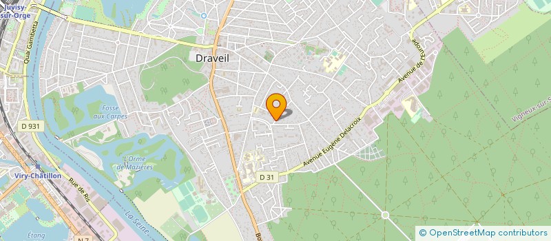 localisation de l'entreprise SCI MELADE à DRAVEIL
